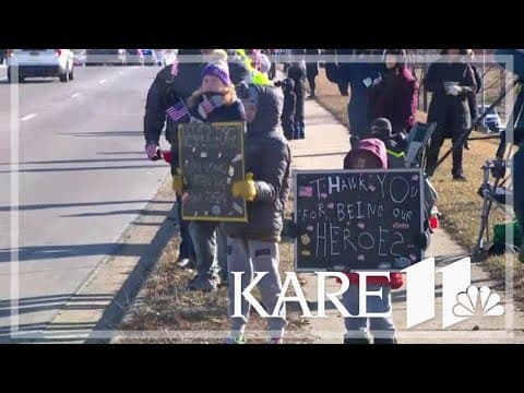 Communities across MN came together Wednesday to honor 3 responders killed in the line of duty.