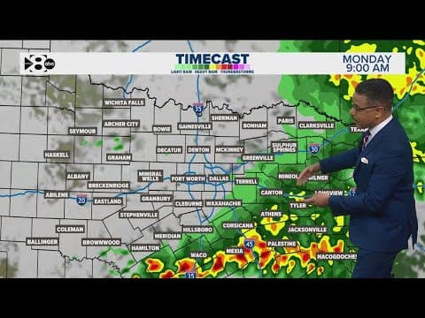 DFW Weather: Full North Texas forecast for Monday's storms