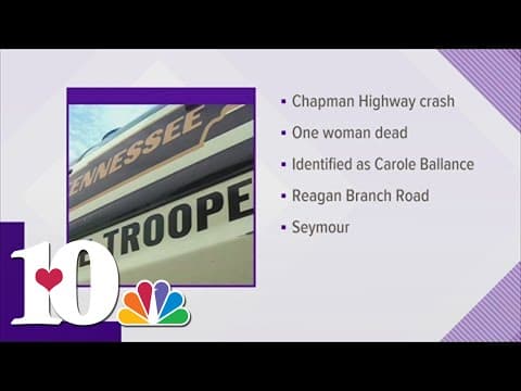 THP: 80-year-old dead after crash on Chapman Highway in Sevier County near Seymour