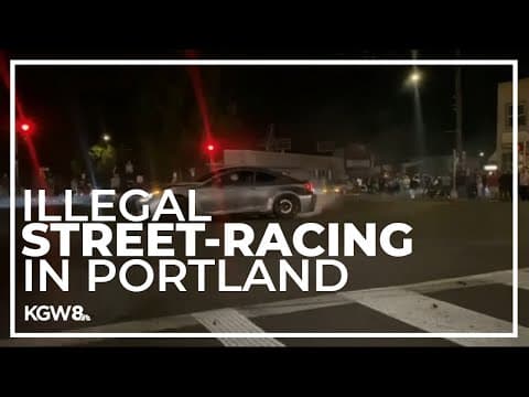 Multiple people shot near illegal street-racing takeovers in Portland over the weekend