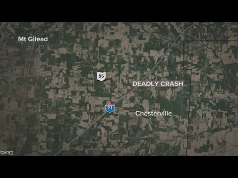 OSHP: 4 killed, 1 seriously injured in wrong-way crash on I-71 in Morrow County