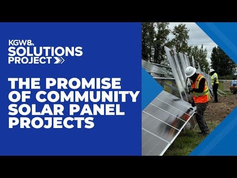 Portland community solar site breaks down barriers for low-income residents