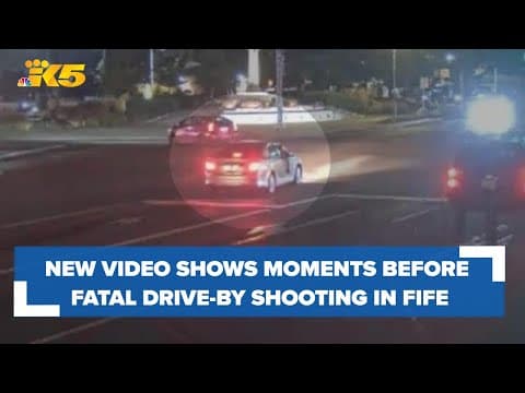 New video shows moments leading up to fatal drive-by shooting in Fife