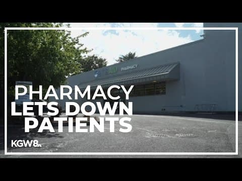 Rite Aid pharmacy in Portland temporarily closed without warning last week, patient says