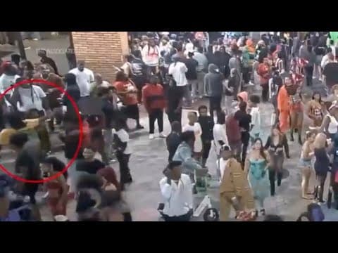 Shootings kill 2 and wound 6 during Halloween celebrations in Orlando