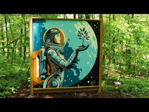 Dawes Arboretum commissions 9 murals from local artists for summer art showcase