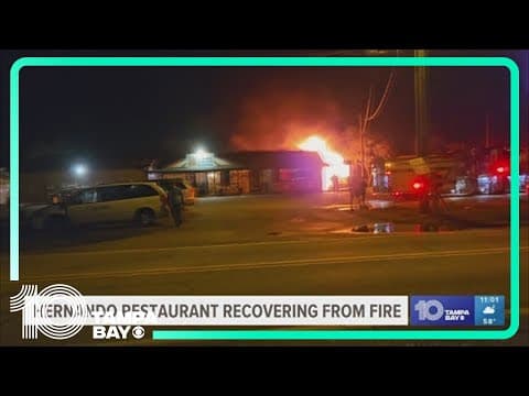 Community rallies around Hernando Beach restaurant after fire