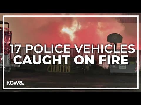 Portland Police Bureau training facility arson investigation