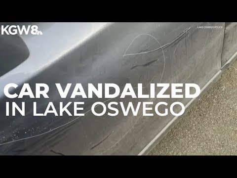 Lake Oswego police seek witness in vehicle damage case