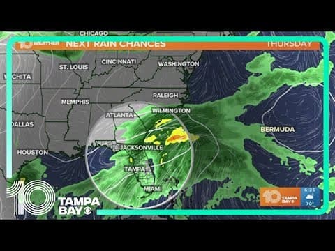 Tracking the Tropics: System in the Gulf expected to be rainmaker for Tampa Bay area | 5 a.m. Tuesda