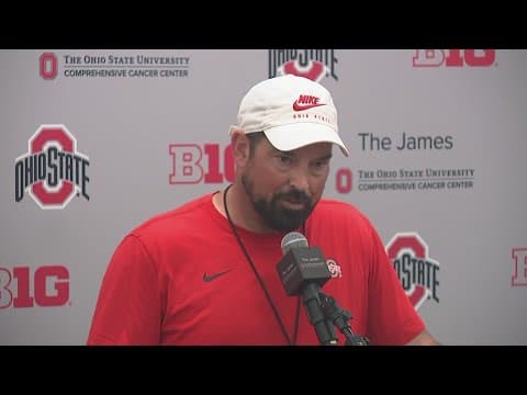 Ohio State head coach Ryan Day holds press conference