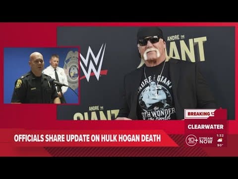Clearwater police provide update in WWE legend Hulk Hogan's death