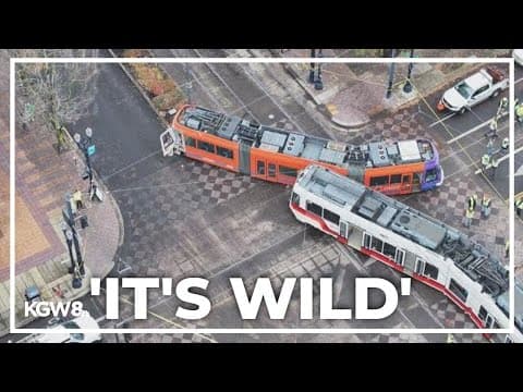 Neighbors react to Northeast Portland MAX train, Portland Streetcar crash
