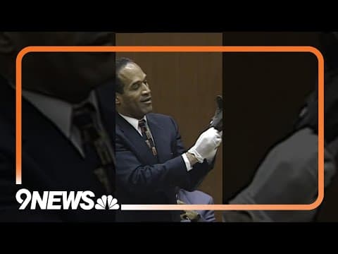 O.J. Simpson Tries on Gloves in Court