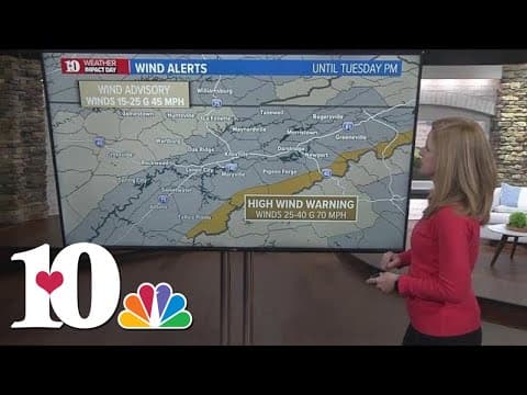 10Weather Impact Day: Strong winds create high fire risk in East Tennessee