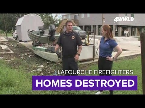 Lafourche fire fighters kept working, even after Ida destroyed their homes and station