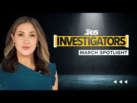 Police gun banned, gold coin scam | KING 5 Investigators March Spotlight