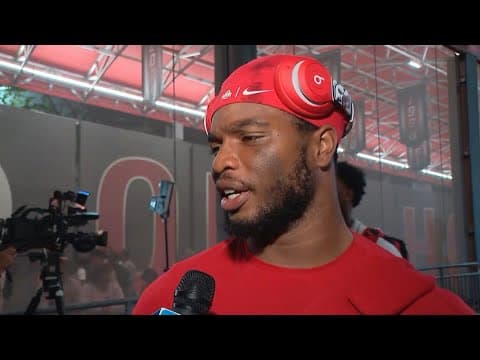 CJ Donaldson postgame interview | Ohio State vs. Ohio University