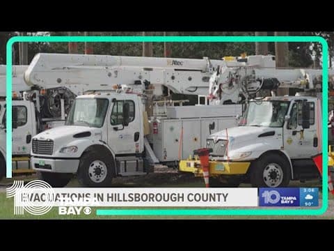 Evacuations in Hillsborough County ahead of Hurricane Helene