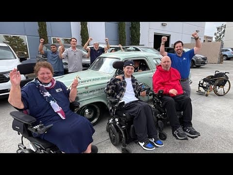 Paralyzed Veterans of America race 'Studebaker Drag Car'