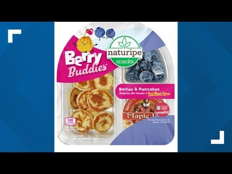 Naturipe recalls nearly 700 cases of Berry Buddies snack packs due to allergy concern