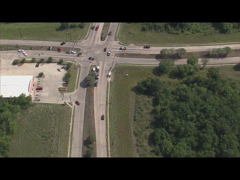 Woman killed after being hit by car in 4-vehicle crash