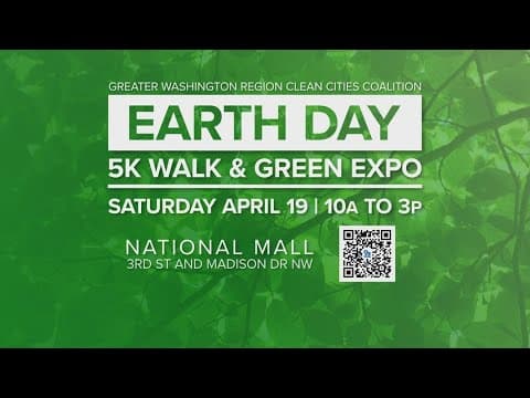 Celebrate Earth Day with WUSA9 on Saturday