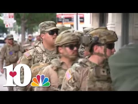 President Donald Trump says he is deploying National Guard troops to Washington D.C.