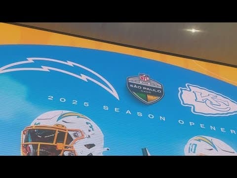 Chargers set to open 2025 season in Brazil, playing against Kansas City Chiefs