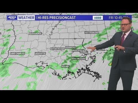 Weather: mostly cloudy skies, rain on the way