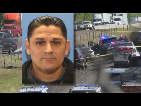 Police in Washington hold news briefing after search for Elias Huizar ends