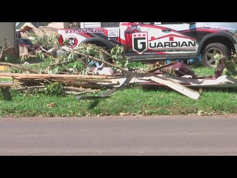 Cleanup underway after tornado damage in Kenton