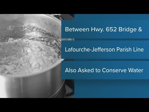 Lafourche Parish boil water advisory still in effect, leak repaired