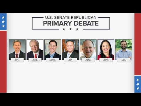 Republican candidates debate for U.S. Senate seat