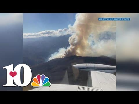 Where are wildfires burning in East Tennessee?
