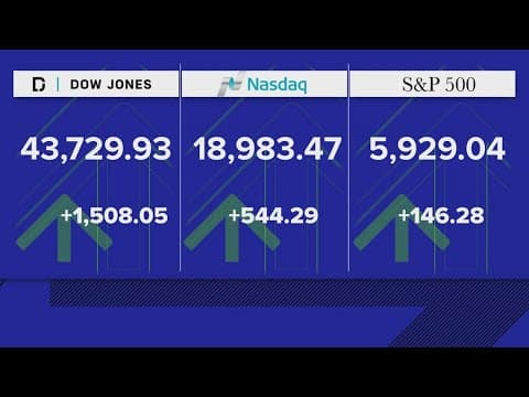 Stocks soar following Donald Trump victory