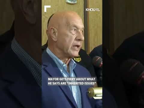 Houston Mayor gets fiery about "inherited" issues, including fire stations without backup generators