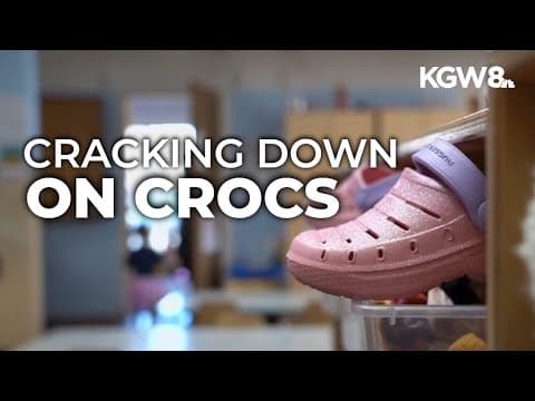 Schools ban Crocs in at least 20 states
