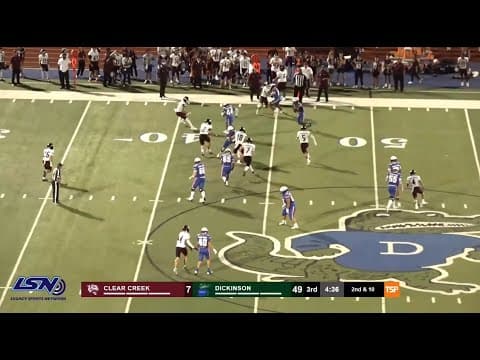 Clear Creek Wildcats vs. Dickinson Gators highlights | September 19, 2025