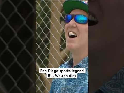 San Diego sports icon Bill Walton died Monday, May 27 at 71 after a long fight with cancer