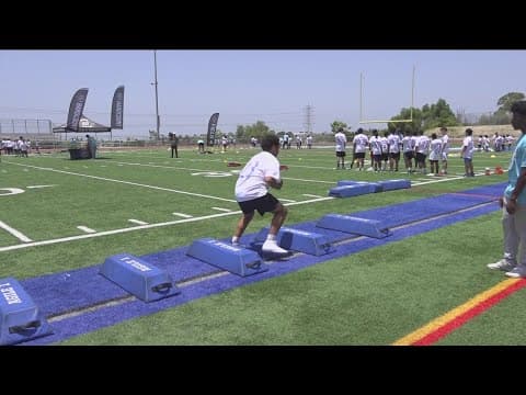 Chula Vista native Chargers player hosts football camp, inspiring youths