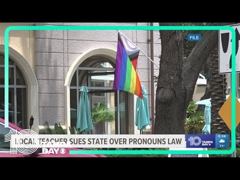 Tampa Bay area teacher sues Florida Department of Education over pronoun use