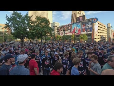 Gaudreau brothers honored with 13 minutes and 21 seconds of silence at Blue Jackets vigil