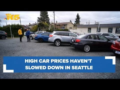 High car prices haven't slowed down in Seattle, dealers say