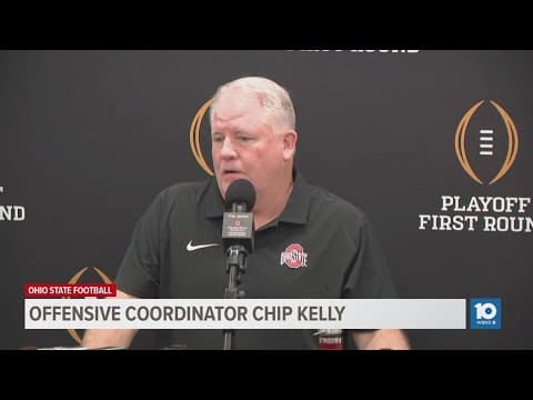Ohio State OC Chip Kelly, offensive players speak ahead of the Rose Bowl
