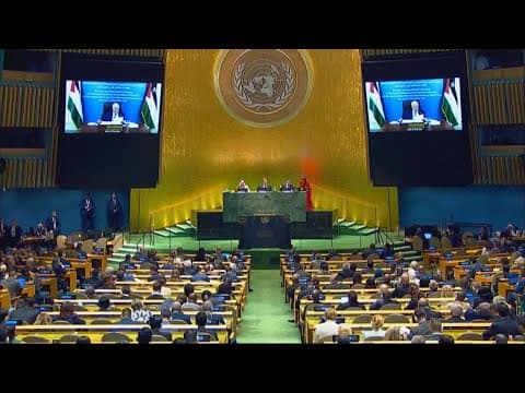 Abbas addresses UN after visa clash with US as questions swirl over Hamas