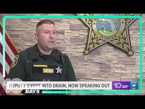 Interview: Florida deputy talks about getting sucked into drainage pipe trying to save person