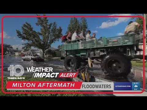 Several agencies working to rescue families from rising floodwaters in Pasco County