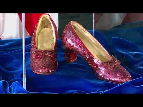 Ruby slippers from 'The Wizard of Oz' are for sale nearly 2 decades after they were stolen