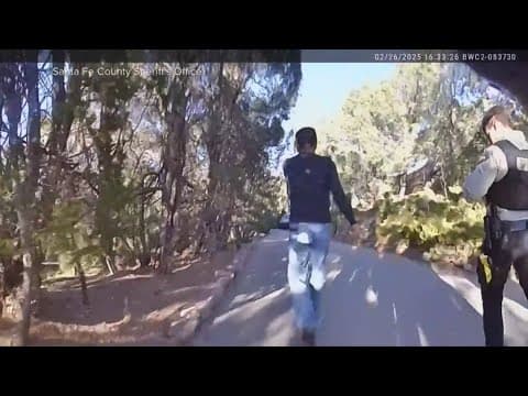 Video shows officers discovering the bodies of Gene Hackman and his wife